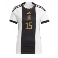 Nemecko Niklas Sule #15 Domáci Ženy futbalový dres MS 2022 Krátky Rukáv